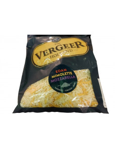 Mix 3 quesos rallado 8x1kg (Edam, Mimolette y Mozzarella)