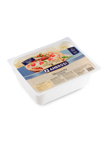 Mozzarella de leche de vaca origen Italia 2 kg julienne bandeja